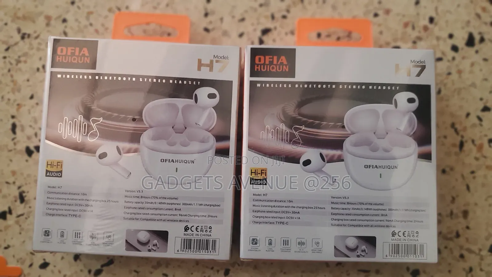 Ofia Huiqun Model H7 True Wireless Earbuds.