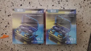 M10 True Wireless Bluetooth Earbuds, Featuring a Digital Led Display