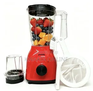 1.75litres Panda 2in 1 Juice Blender With Grinder, Red or Black-350w