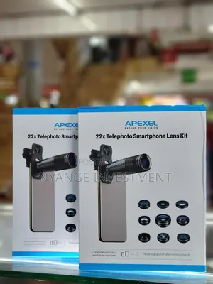 Apexel 22x Telephoto Smartphone Lens Kit. Ken Kit for Smart Phones
