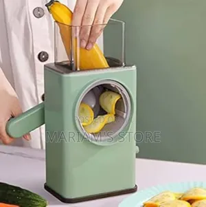 3-in-1 Manual Rotary Vegetable Slicer and Cheese Grater.