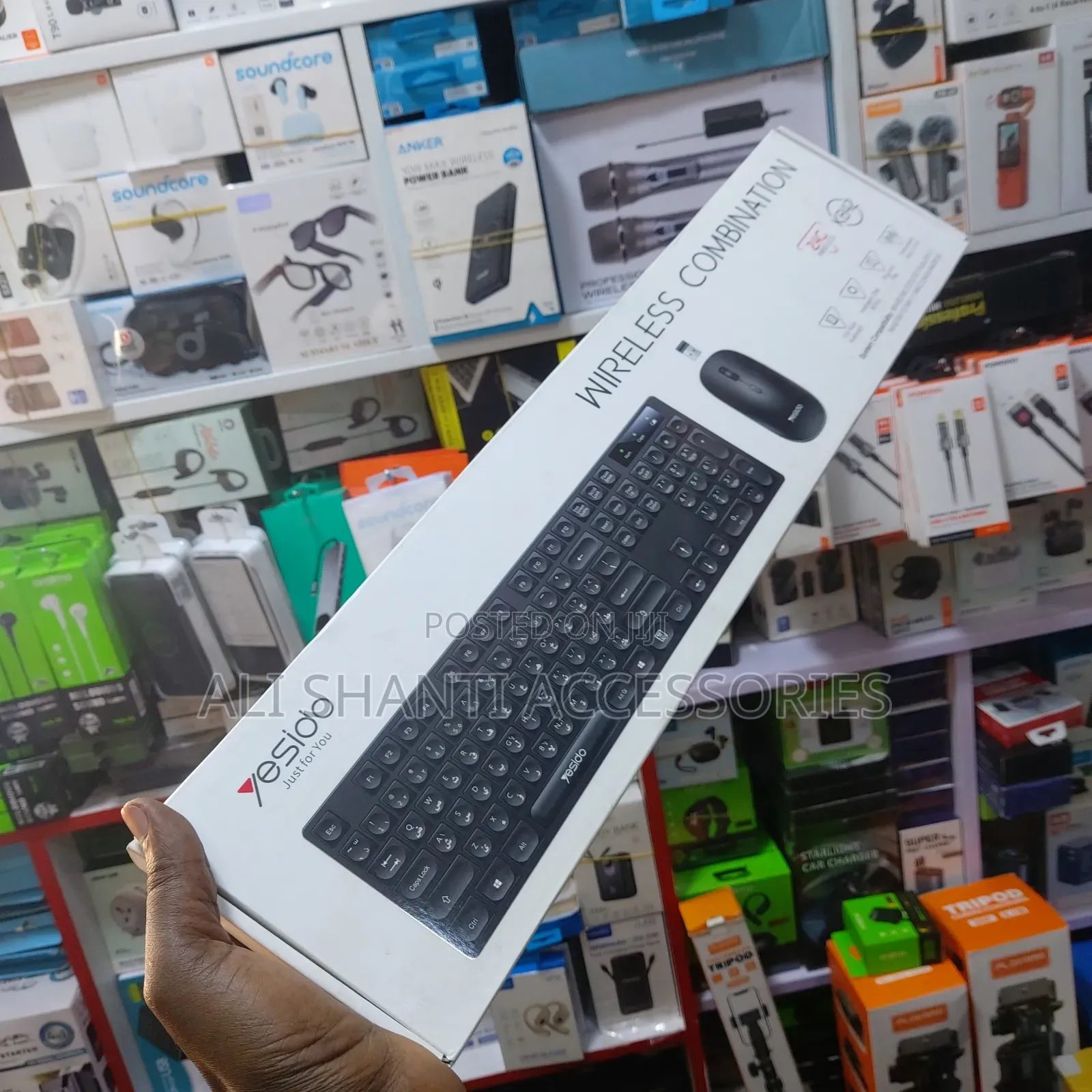 Yesido Wireless Keyboard and Mouse Combo