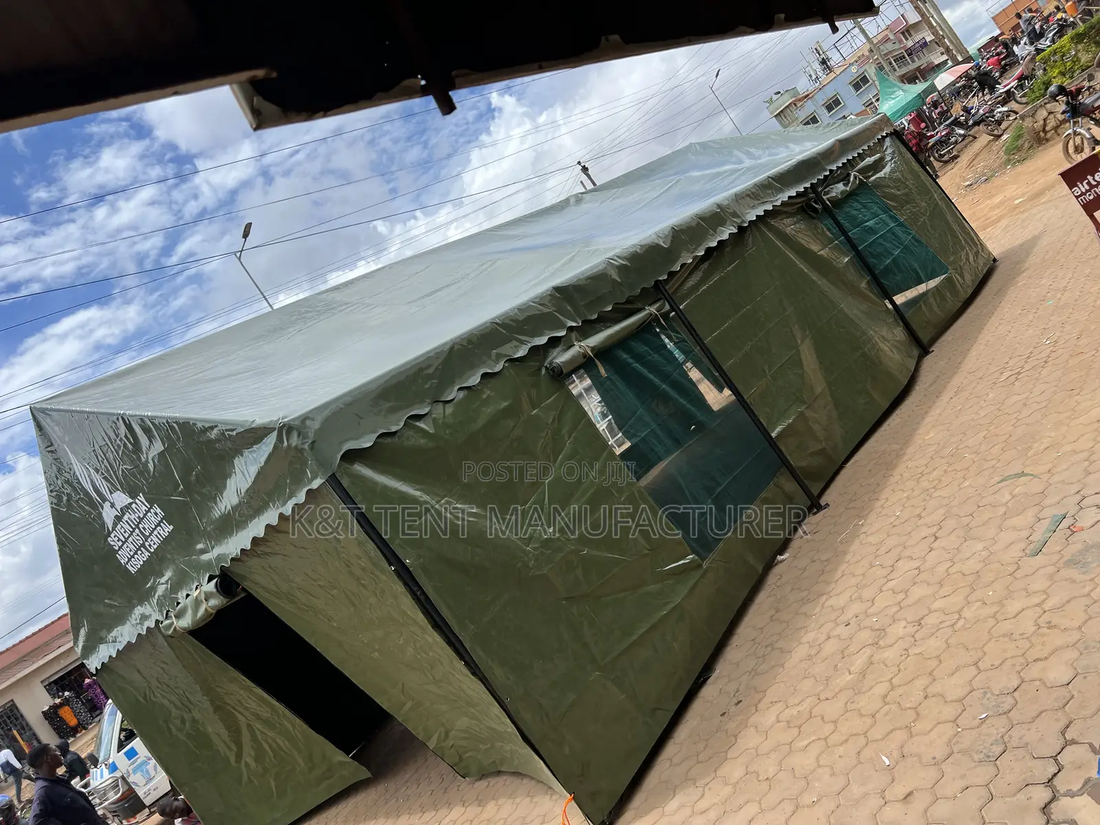 100seater Tent Covered