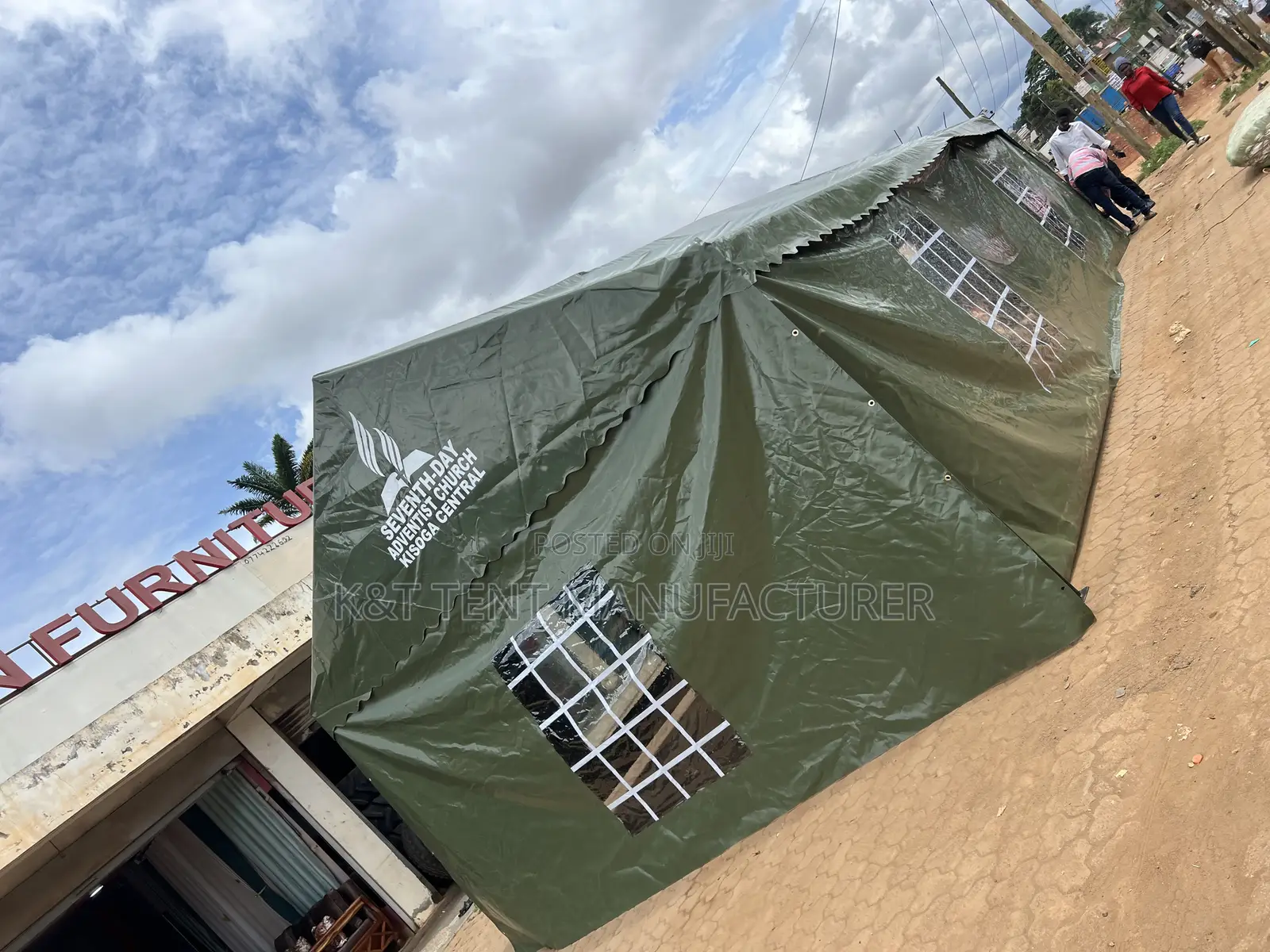 100seater Tent Covered