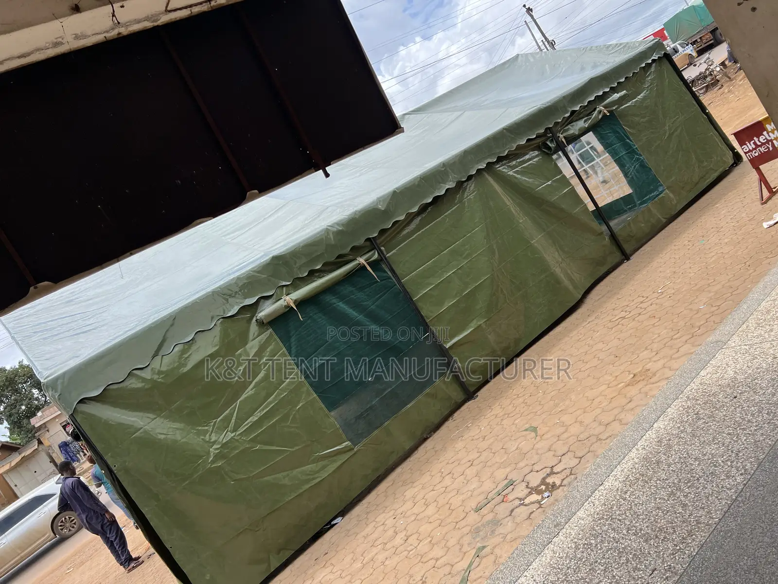 100seater Tent Covered