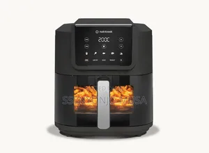 Nutricook 5l Slim Air Fryer 1500w With Window 5 Presets Afs100