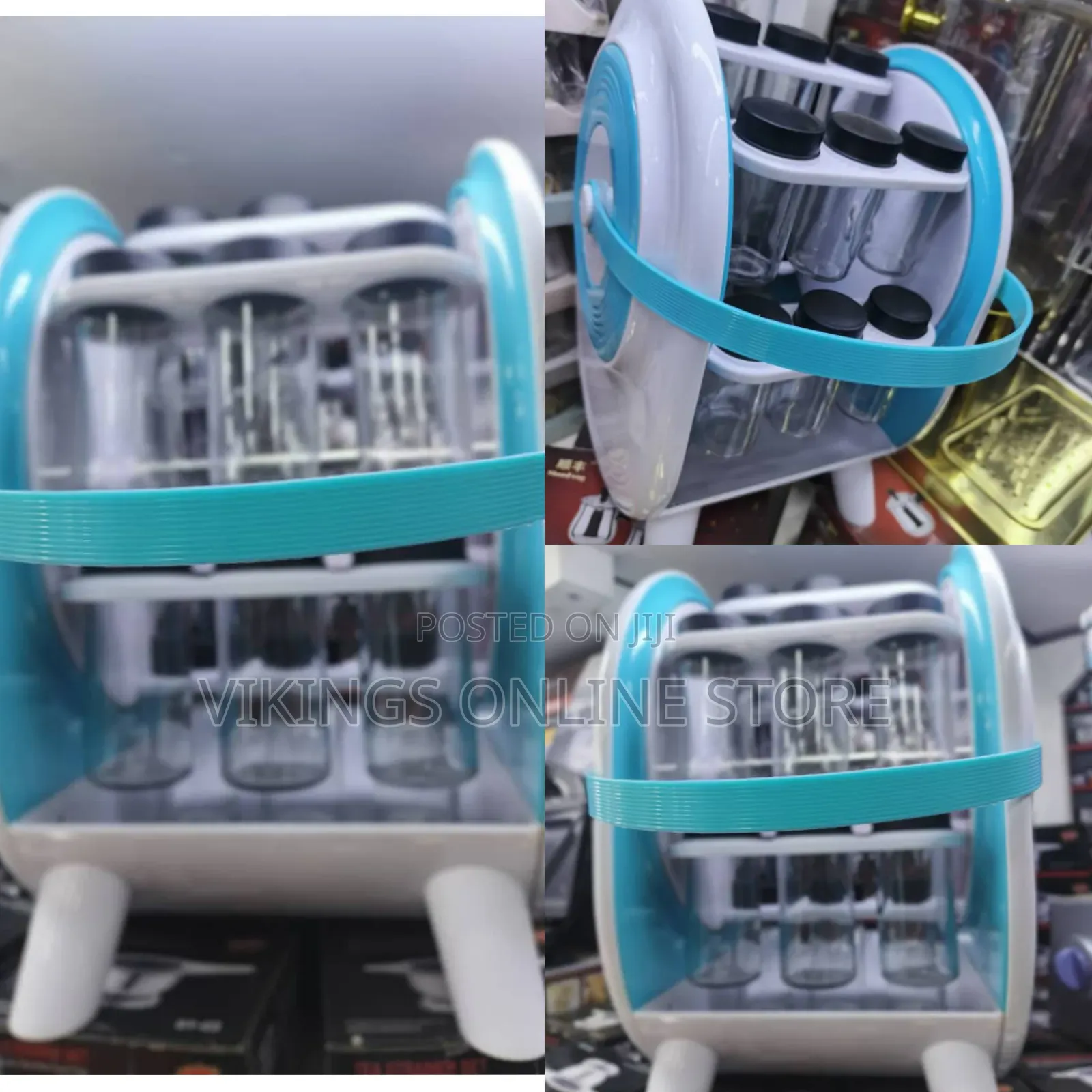 360-Degree Rotating Spice Rack Organizer