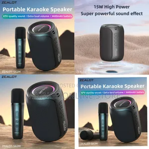 Zealot S62m Portable Bluetooth Karaoke Speaker