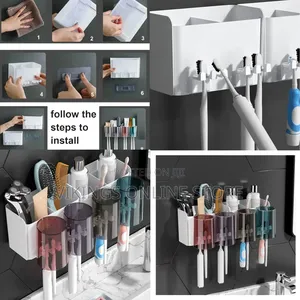 Wall-Mounted Bathroom Organizer