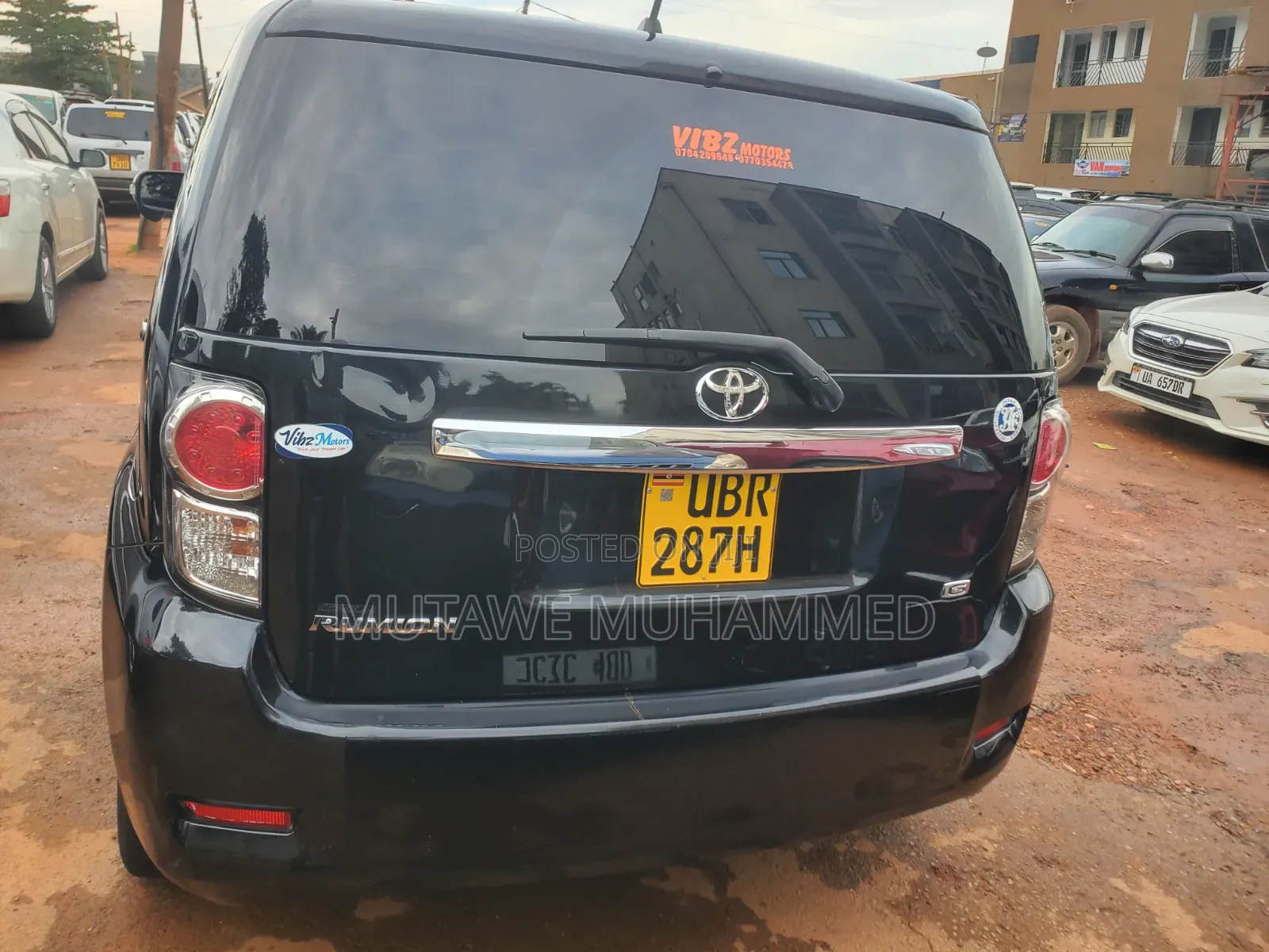 Toyota Corolla Rumion 2010 Black