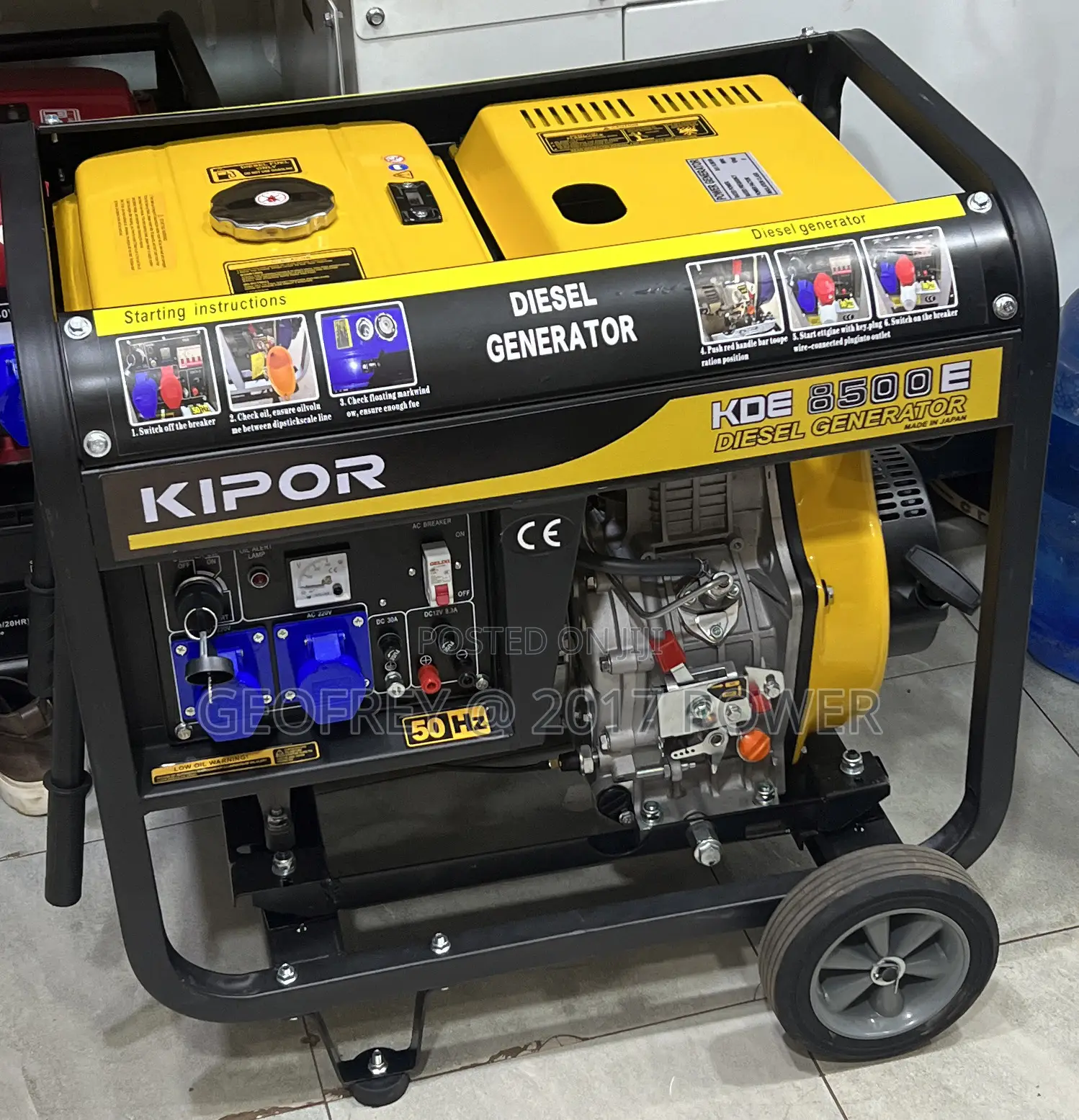 Kipor Open Diesel Generator