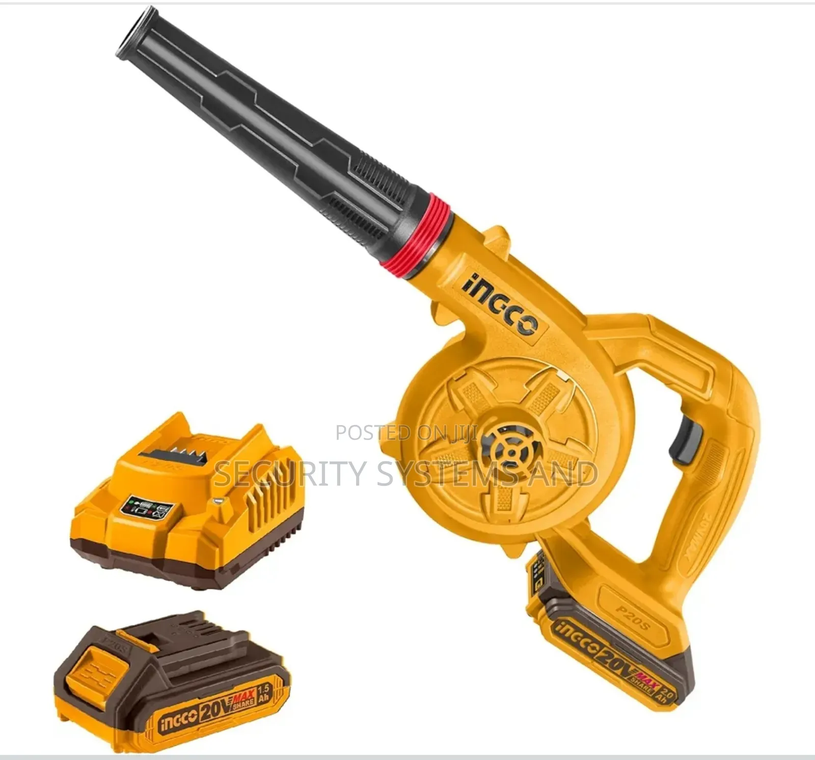 Ingco Cordless Blower, With Battery Charger, Portable Handheld