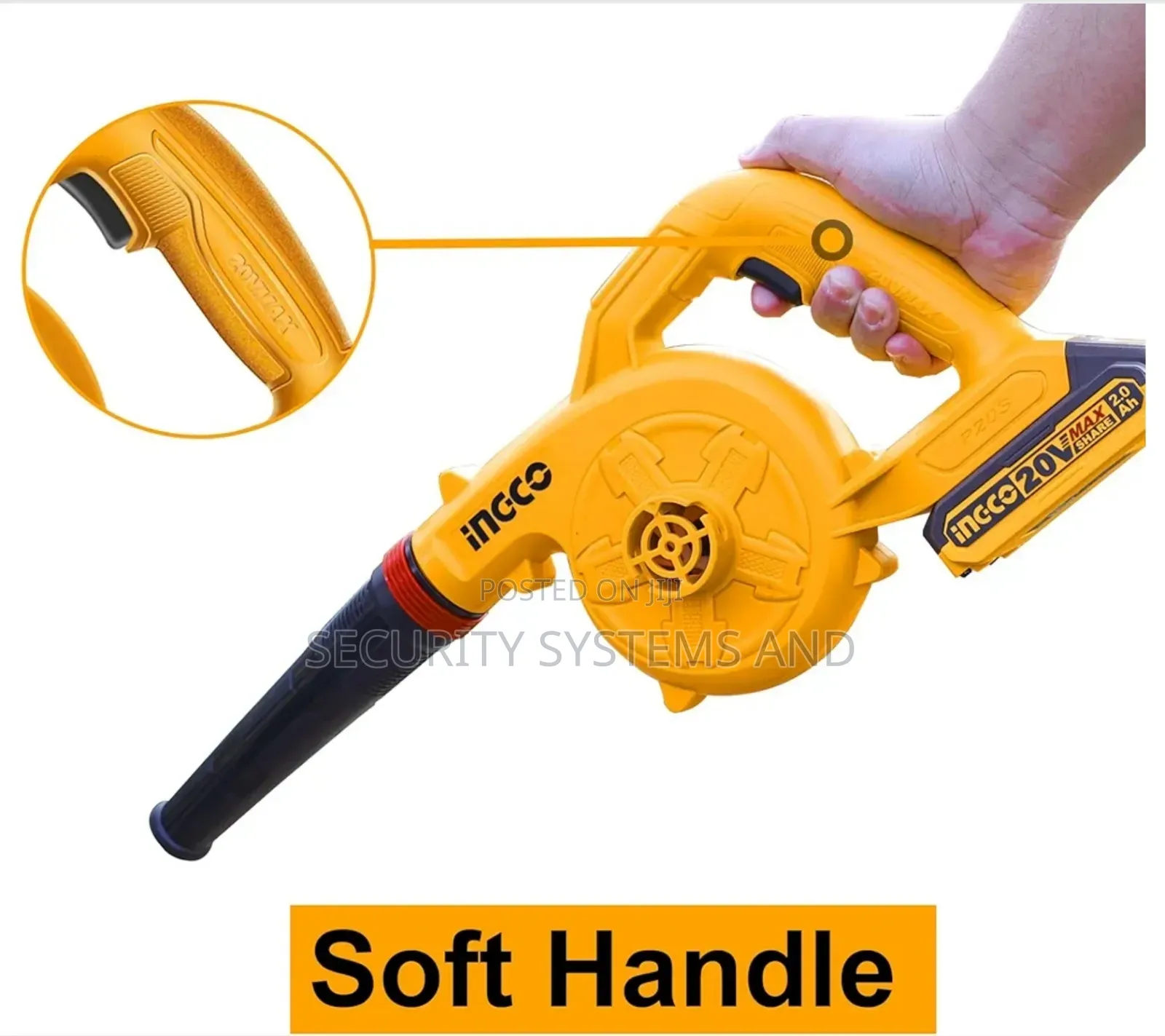 Ingco Cordless Blower, With Battery Charger, Portable Handheld