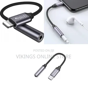 Yesido Premium Usb-C to 3.5mm Audio Adapter - Multicolor