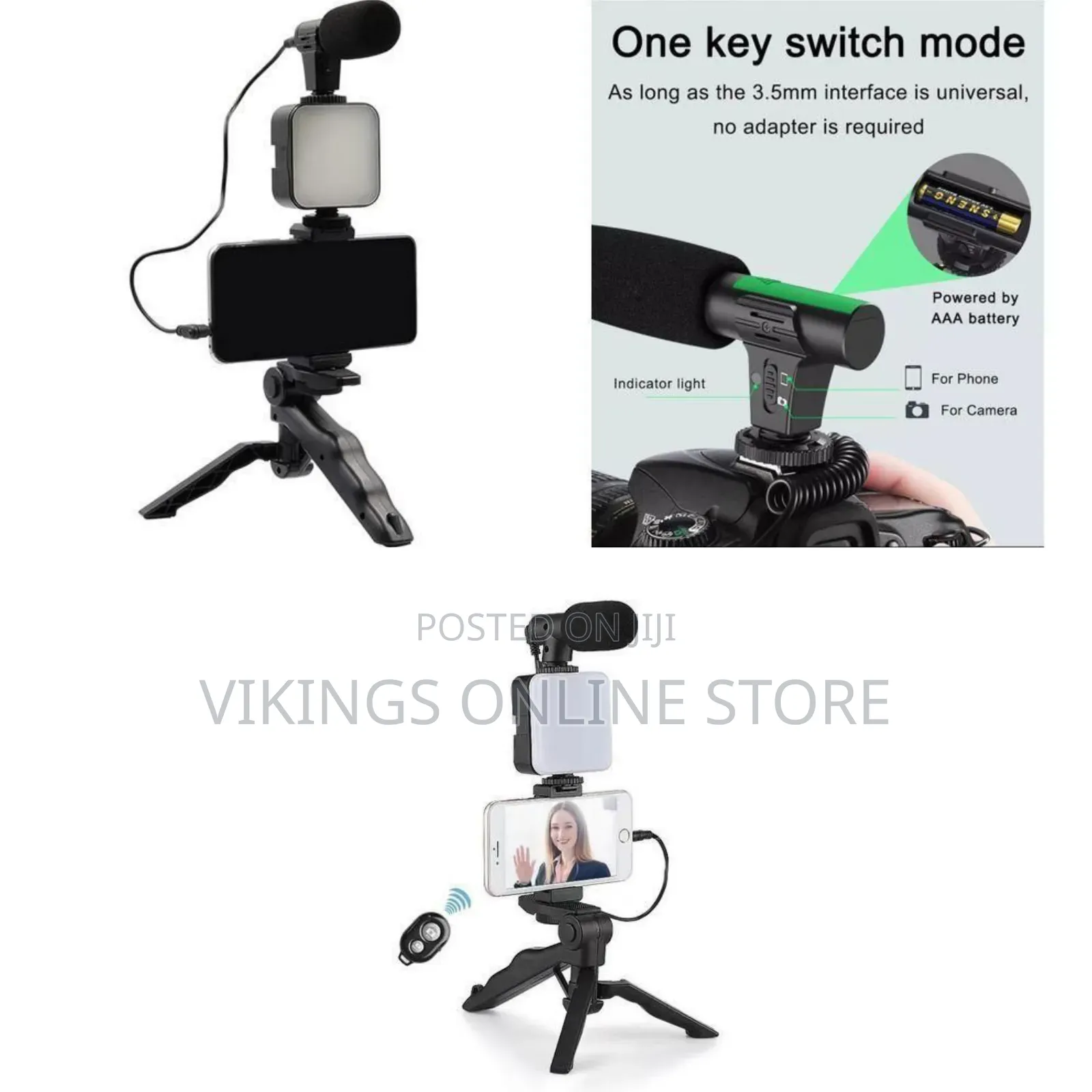 Professional All-in-One Smartphone Vlogging and Content Creation Kit