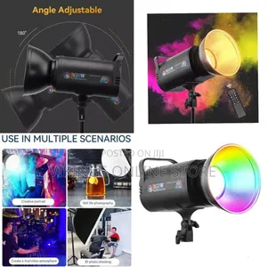 RGB Studio Strobe Light Cob Mm8518 500w RGBW Video Photo Studio Light
