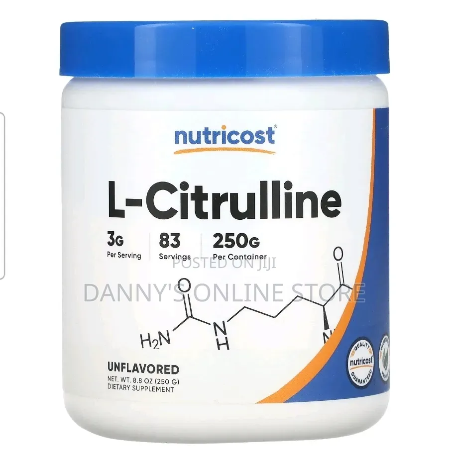 L-Citrulline Powder, Unflavored, 3g Per Servings, 83 Servings, 250g