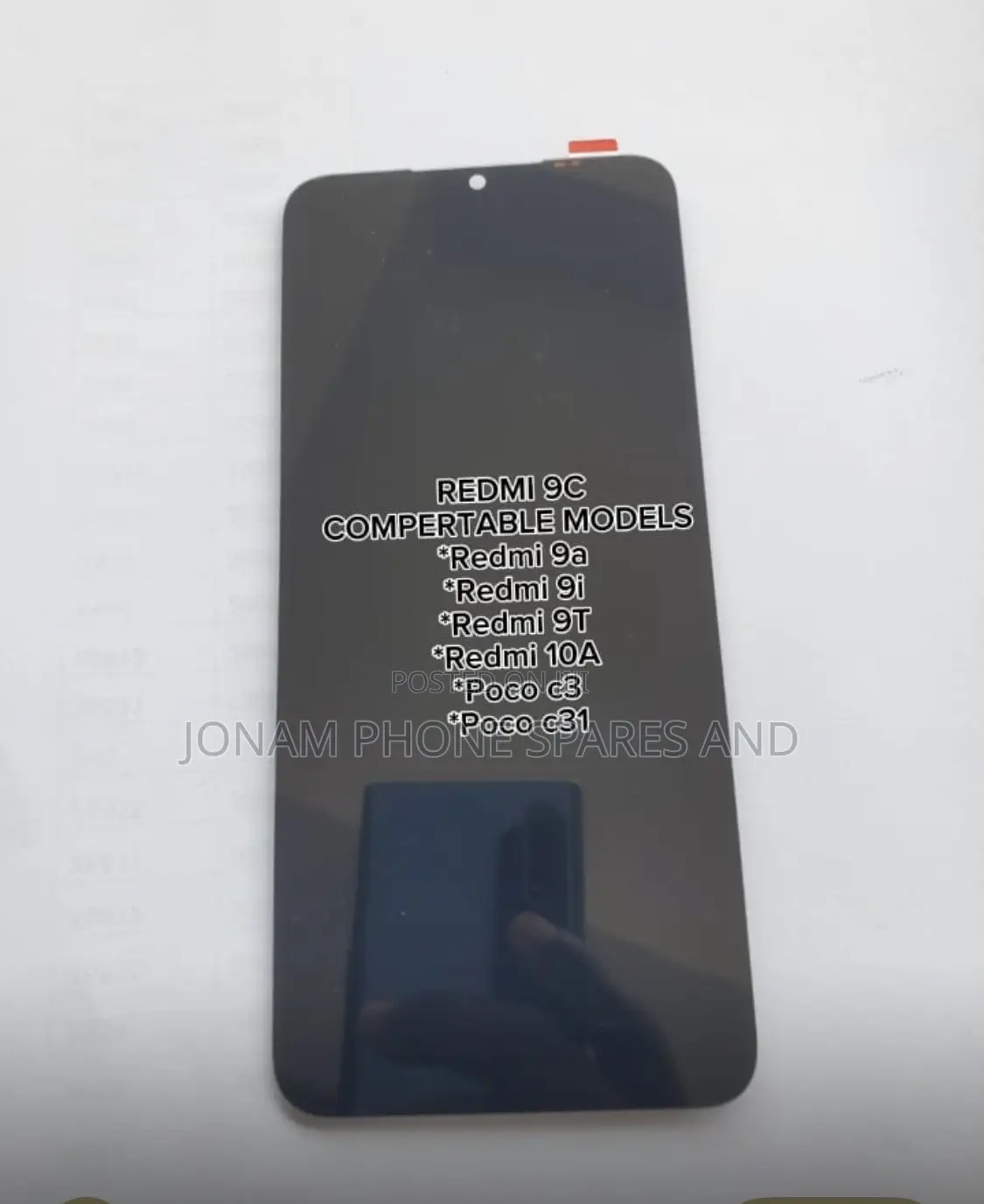 Redmi 9c Screen