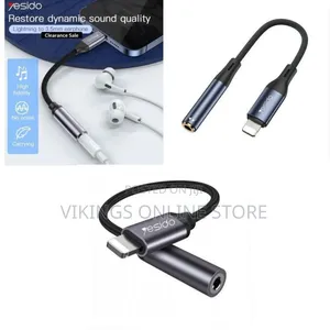 Yesido Original Aux iPhone to 3.5mm Audio Adapter (Plug Play)