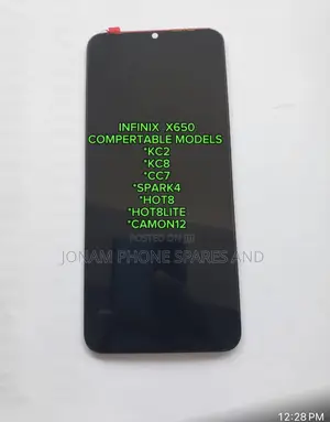 Infinix X650 Tecno Camon 12, Spark 4,Screen