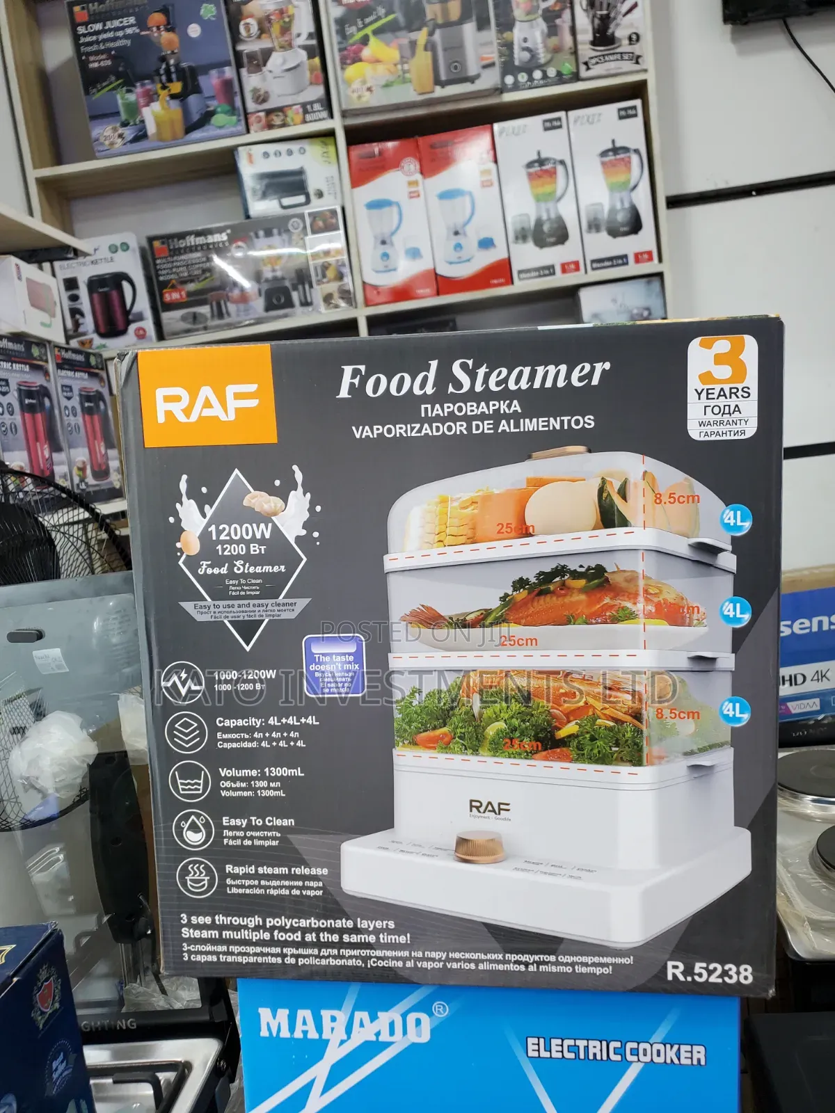 Raf 4 Tier Food Steamer