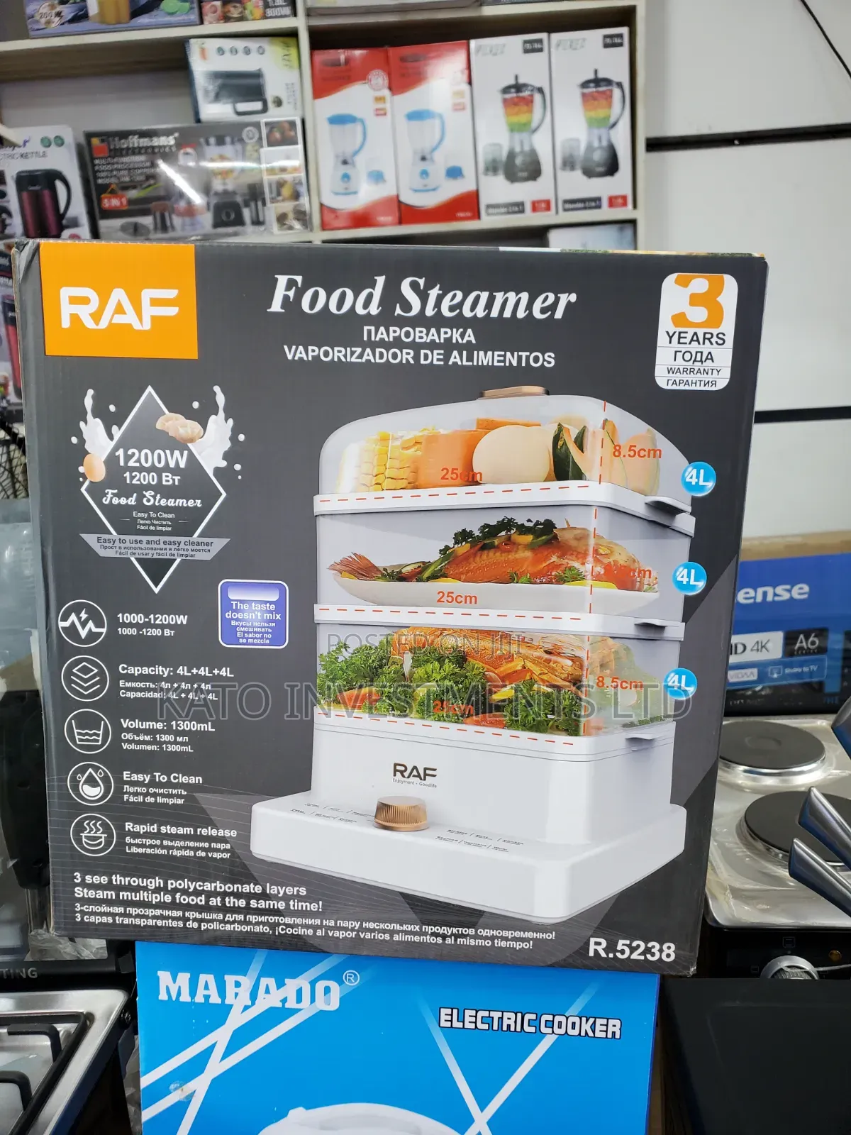 Raf 4 Tier Food Steamer