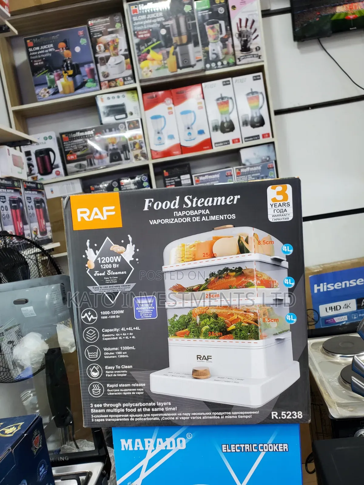 Raf 4 Tier Food Steamer