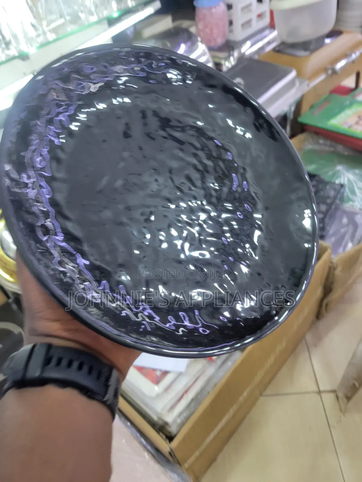 Black Melamine/ Round Melamine Plates