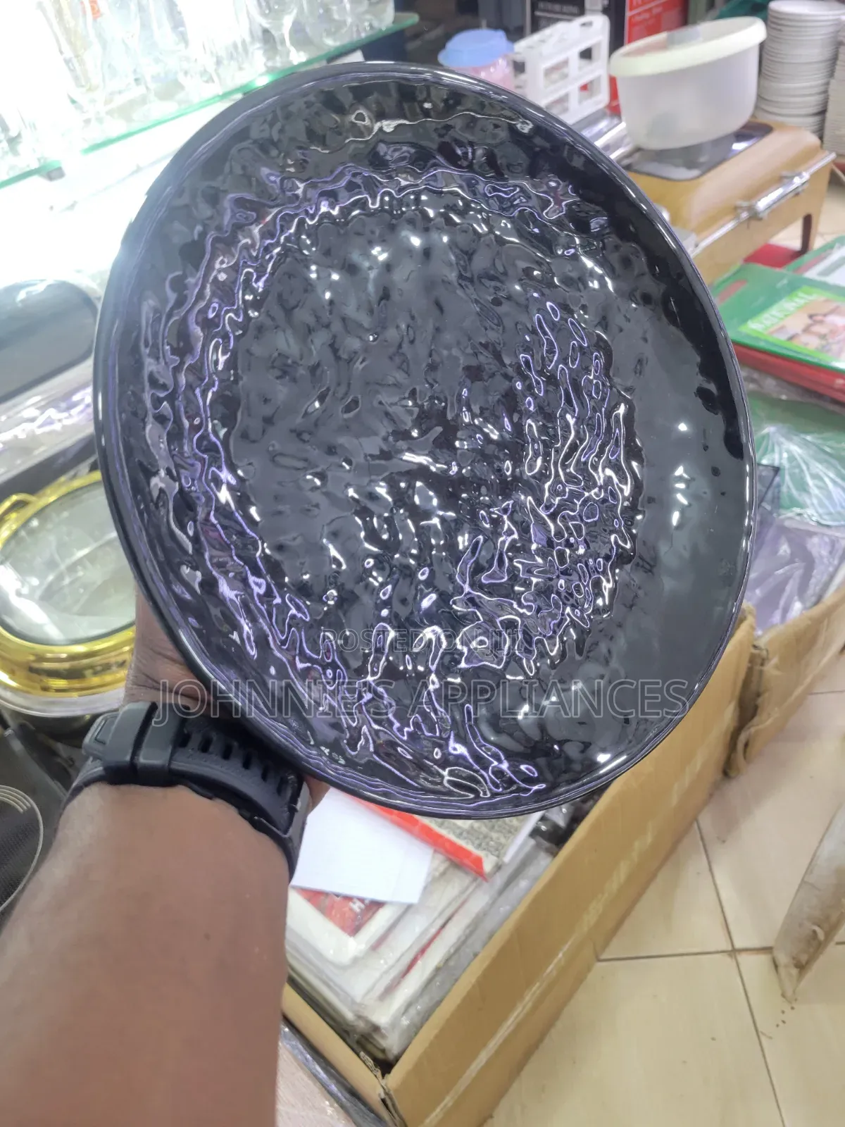 Black Melamine/ Round Melamine Plates
