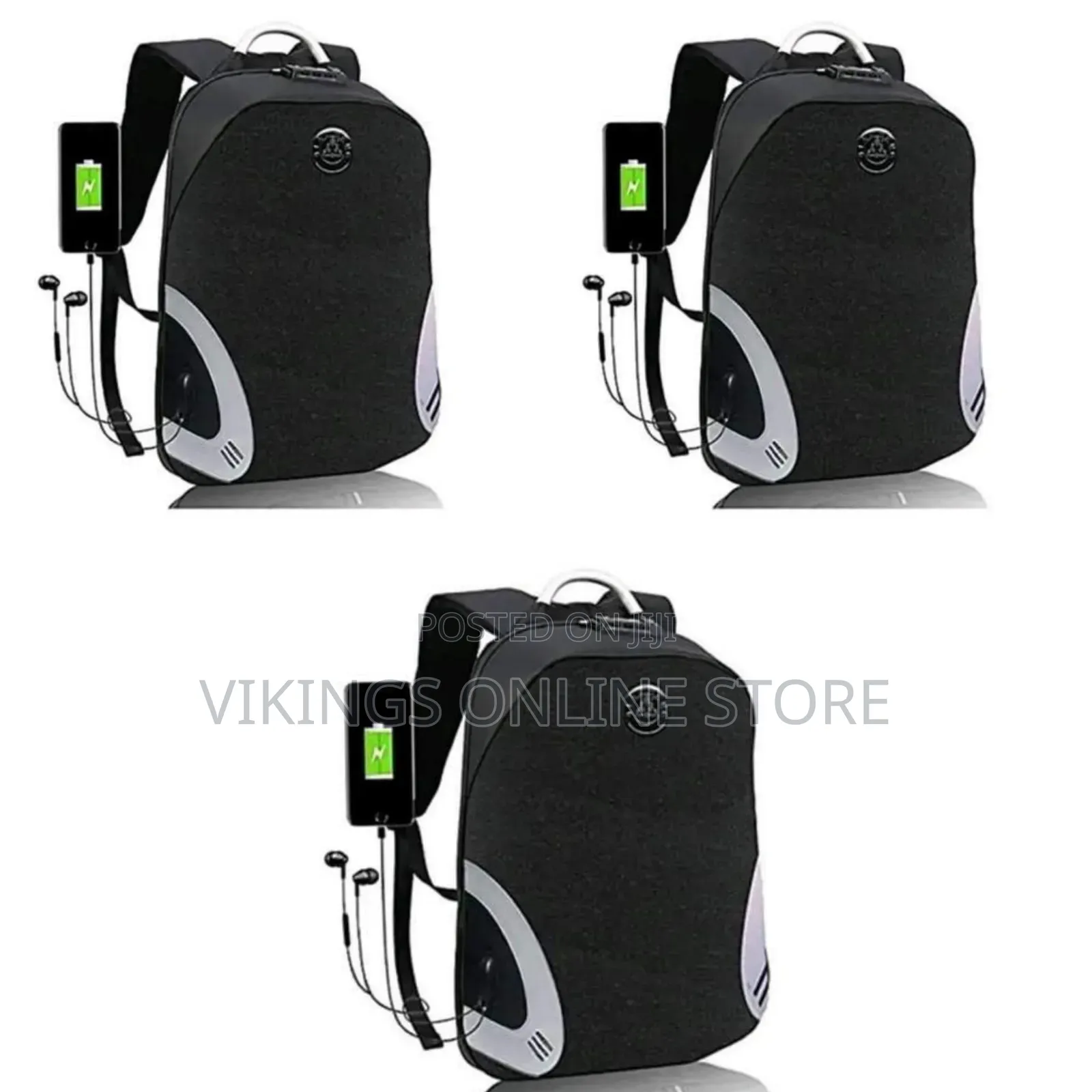 Laptop Bag With Double Zipper
