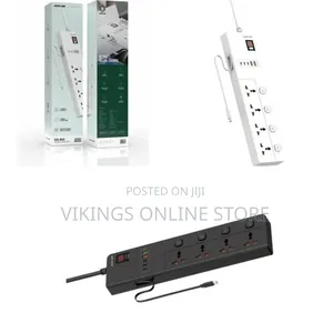 Green Lion Universal Power Strip With Usb Charging Ports and a Digital