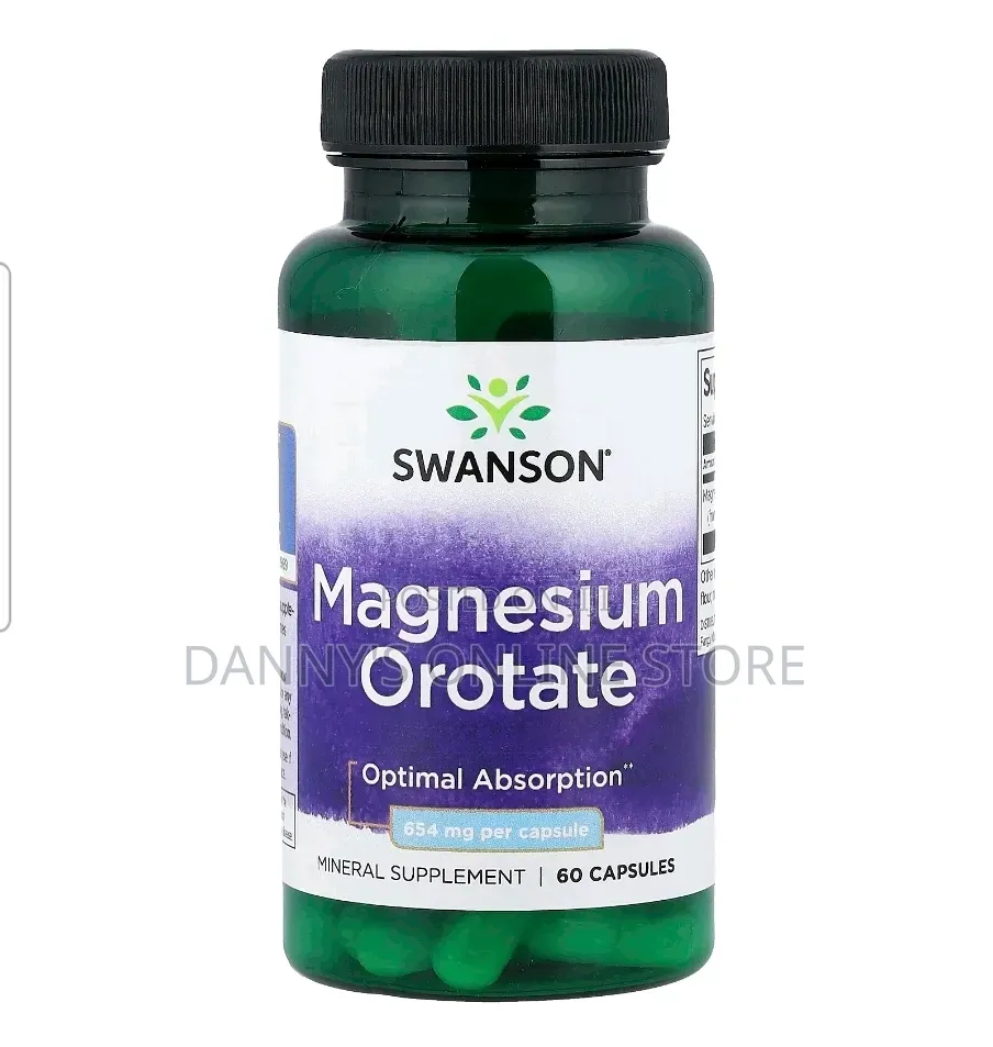 Magnesium Ororate, 654mg, 60 Capsules
