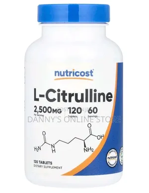 L Citrulline, 2500mg, 120 Tablets