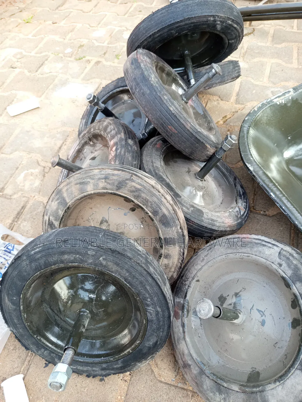 Wheelbarrow Rubber Tyres Available