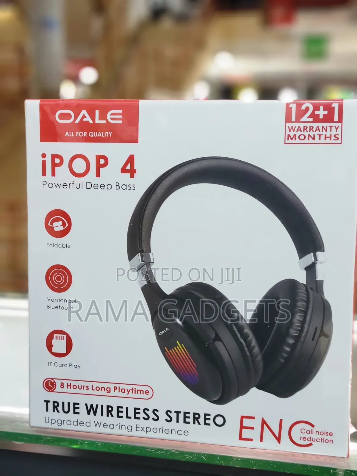 Oale Ipop 4 Foldable Bluetooth Headset,