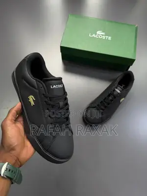 Black Version of Lacoste Sneakers