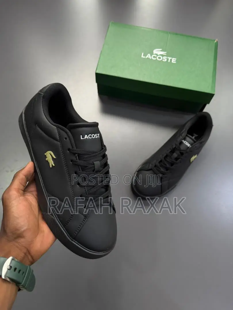 Black Version of Lacoste Sneakers