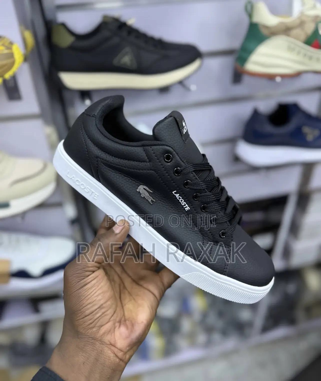 Black Version of Lacoste Sneakers
