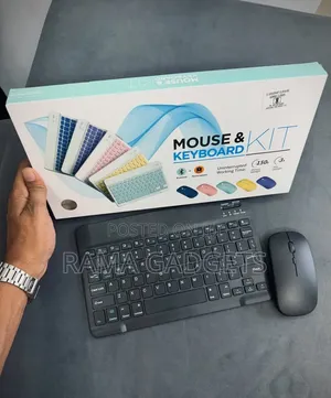 Rechargeable Wireless Bluetooth Keyboard and Mouse Combo Set