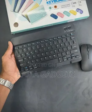 Rechargeable Wireless Bluetooth Keyboard and Mouse Combo Set