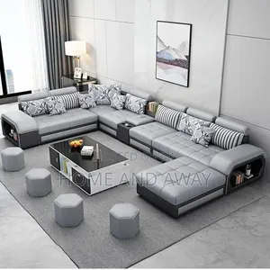 Sofas/ Double Colour Sectional U Sofa Sets Any Colour/Material