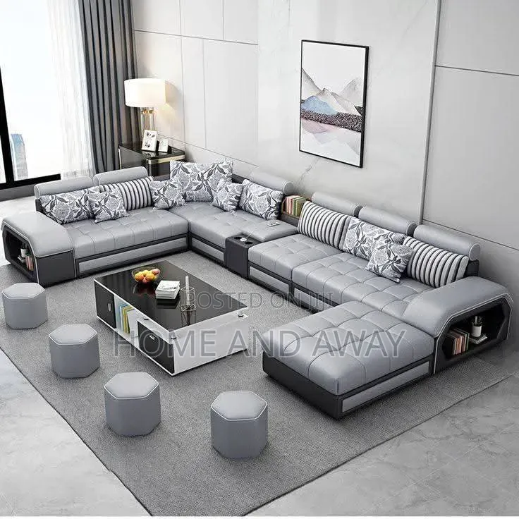 Sofas/ Double Colour Sectional U Sofa Sets Any Colour/Material
