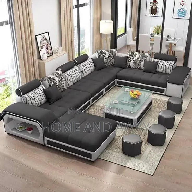 Sofas/ Double Colour Sectional U Sofa Sets Any Colour/Material