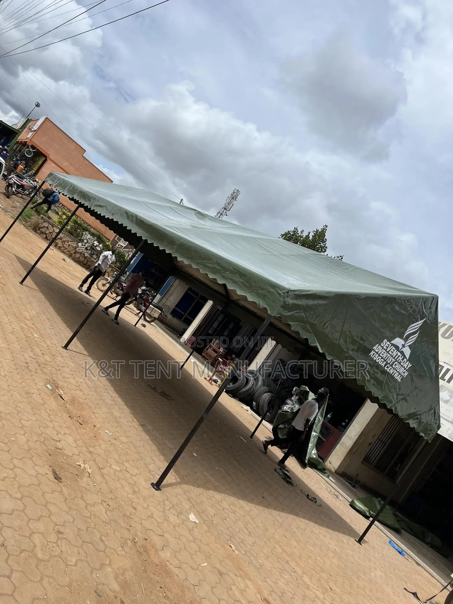 100seater Tent Covered
