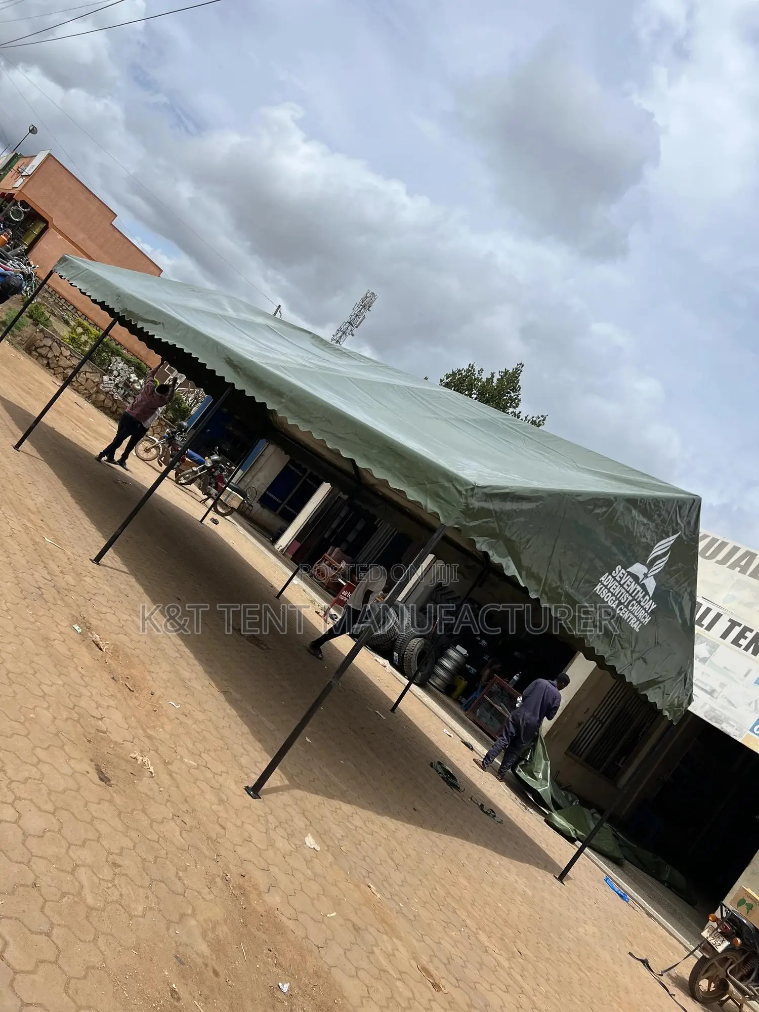 100seater Tent Covered