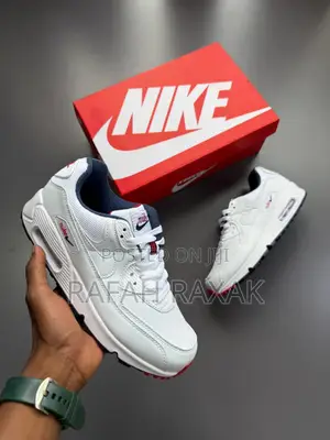 White Version of Nike Airmax 90 Paris Sneakers