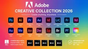Adobe Creative Cloud 2026–2019 | Mac (M1–M5 and Intel) | Full Suite |