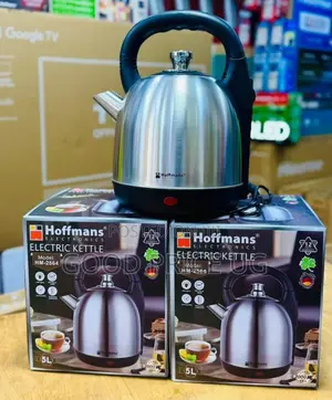 Hoffmans 5-Liter Stainless Steel Electric Kettle (Model Hm-2564).
