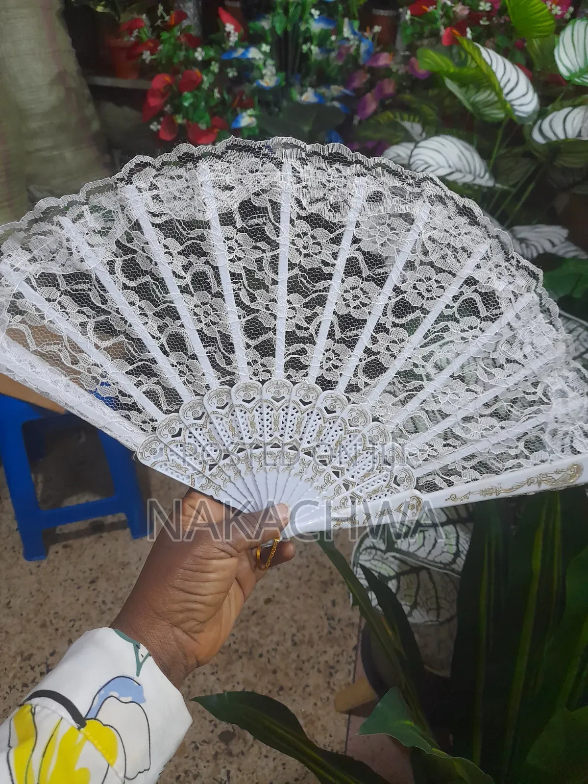 3pieces Of Folding Cloth Hand Fan