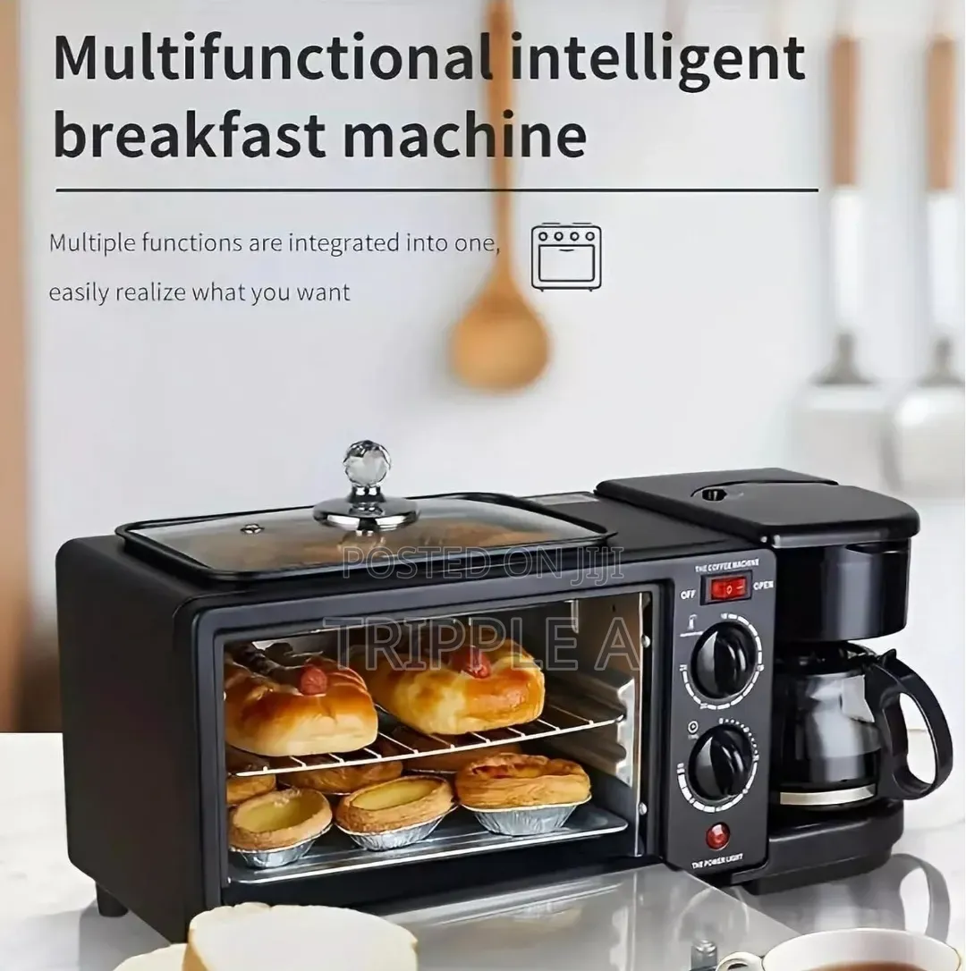 Hoffmans Hm-509 3 in 1 Breakfast Maker